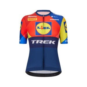 Trek Santini Lidl-Trek Replica Women's Jersey in Dark Blue/Yellow
