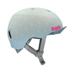 Bern Nina DVRT Youth Helmet - Seaglass Polka Dot