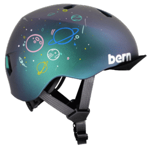 Bern Nino DVRT Youth Helmet - Metallic Space Splat