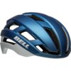Bell Falcon XR LED Road and Gravel Helmet in Blue/Grey