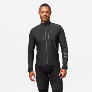Edr Men's Winter Road Bike Jacket - Black