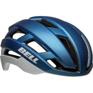 Bell Falcon XR LED Road and Gravel Helmet in Blue/Grey