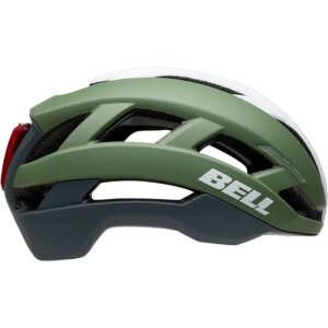 Bell Falcon XR LED Road and Gravel Helmet in Green