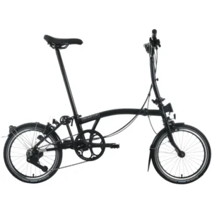 Brompton C Line 12-Speed Folding Bike 2027 in Matt Black