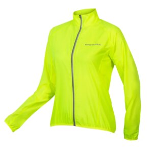 Endura Women's Pakajak Shell Jacket in Hi-Viz Yellow