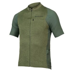 Endura GV500 Reiver Short Sleeve Jersey in Olive Green