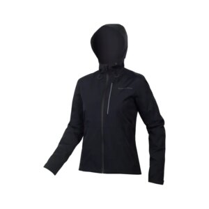 Endura Women's Hummvee Waterproof Hooded Jacket in Black