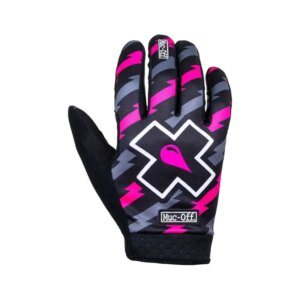 Muc-Off Rider Full Finger Gloves in Bolt
