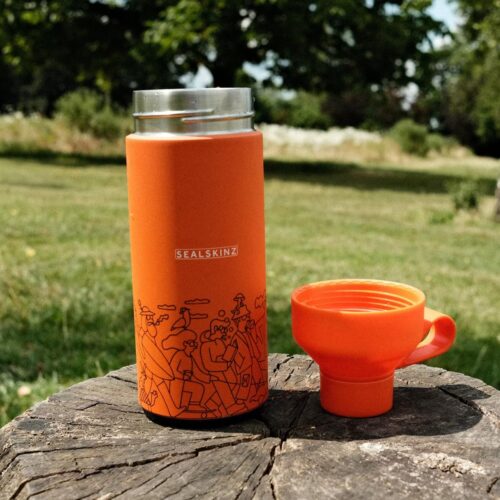 Sealskinz x Ocean Bottle – Sun Orange (1 Litre)