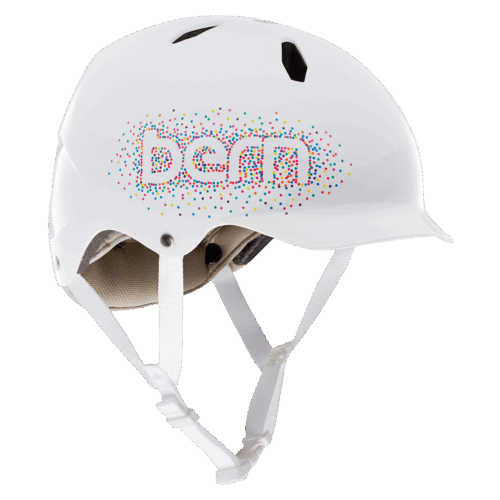 Bern Bandito EPS Youth Helmet – White Confetti
