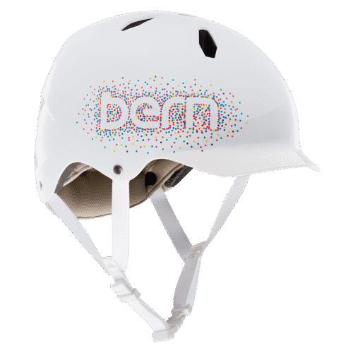 Bern Bandito EPS Youth Helmet – White Confetti