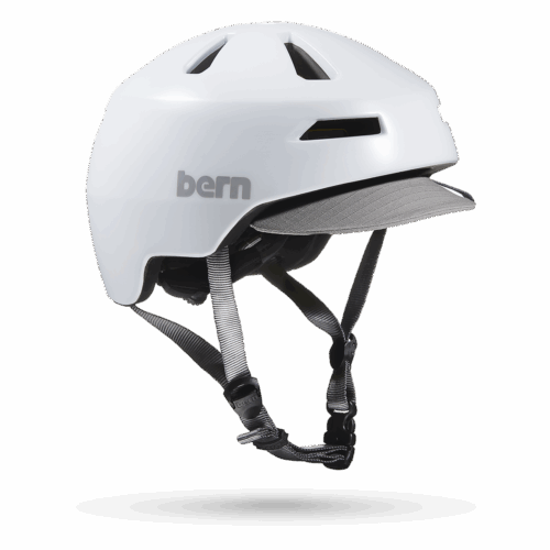Bern Brentwood 2.0 MIPS Helmet – Satin White