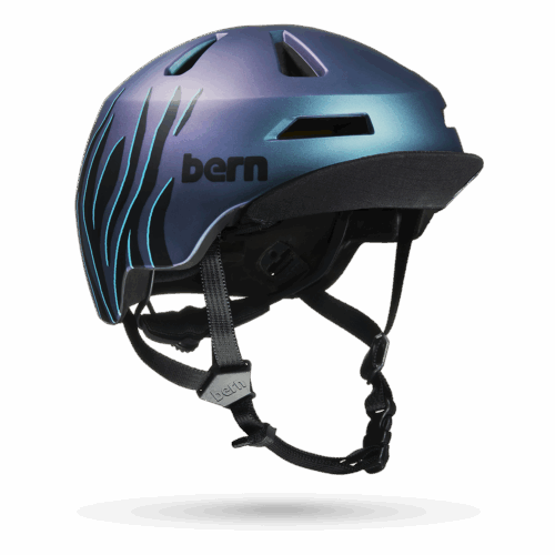 Bern Brentwood Jr. MIPS Helmet – Purple Tiger