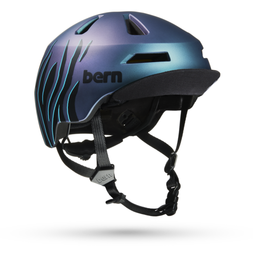 Bern Brentwood Jr. MIPS Helmet – Purple Tiger