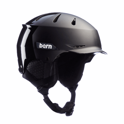 Bern Hendrix MIPS Carbon Winter Helmet – Matte Black Hatstyle