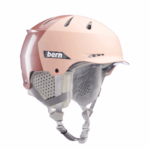 Bern Hendrix MIPS Winter Helmet – Metallic Rose Gold Hatstyle
