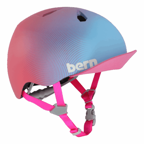 Bern Nina DVRT Kids Bike Helmet – Matte Sunset Gradient