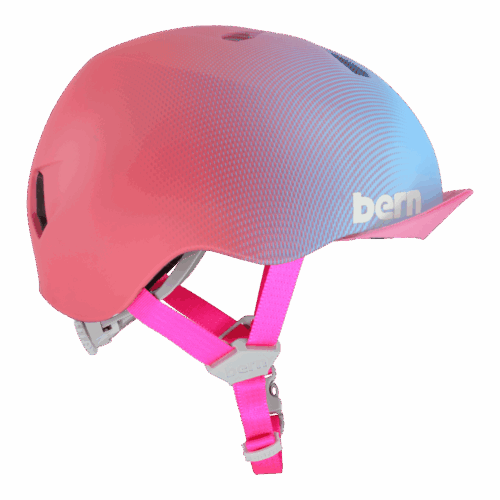 Bern Nina DVRT Kids Bike Helmet – Matte Sunset Gradient