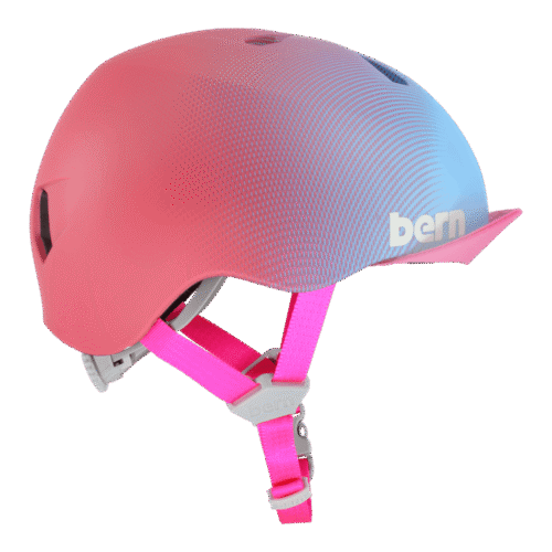 Bern Nina DVRT Kids Bike Helmet – Matte Sunset Gradient