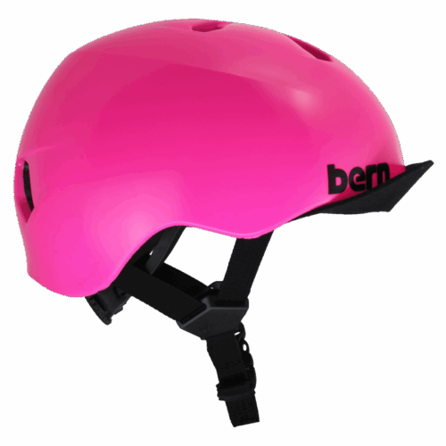 Bern Nina DVRT Youth Helmet –  Satin Hot Pink