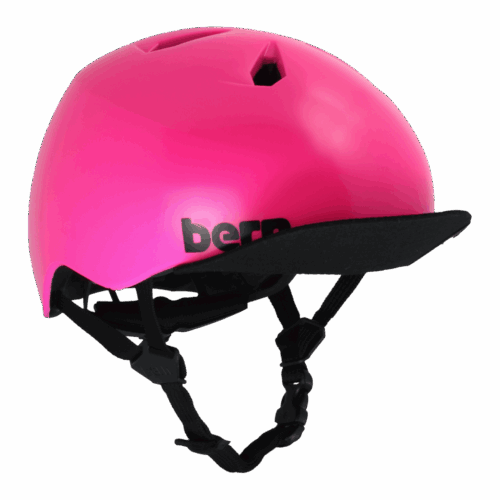 Bern Nina DVRT Youth Helmet –  Satin Hot Pink