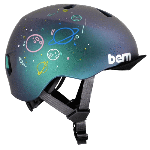 Bern Nino DVRT Youth Helmet – Metallic Space Splat
