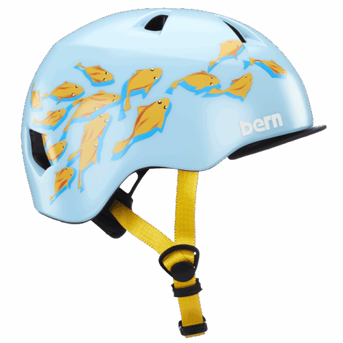 Bern Tigre Youth Helmet – Satin Blue Goldfish