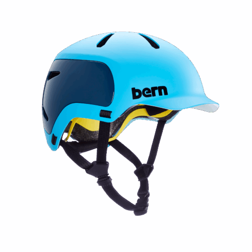 Bern Watts 2.0 MIPS Helmet – Matte Ocean Blue