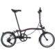Brompton C Line 12-Speed Folding Bike 2025 in Amethyst Lacquer