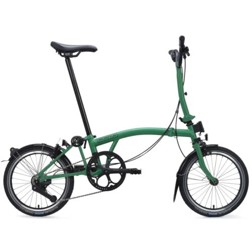 Brompton C Line 4-Speed Folding Bike 2026 in Palm Green