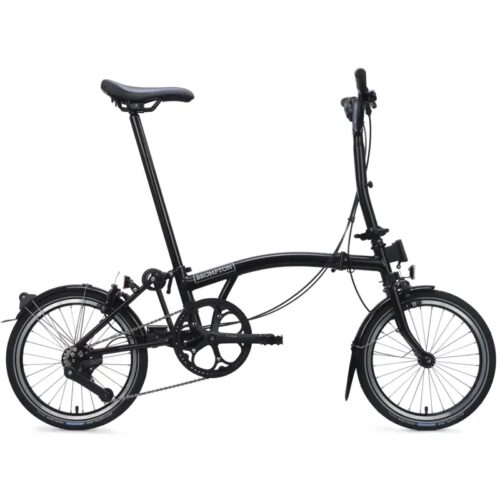 Brompton C Line 4-Speed Folding Bike 2027 in Matt Black
