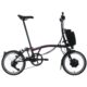 Brompton Electric C Line 12-Speed Folding Bike 2025 in Amethyst Lacquer