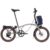 Brompton Electric G Line with Roller Frame 4 Speed Folding Bike 2025 in Traildust White
