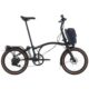 Brompton Electric G Line with Roller Frame 4 Speed Folding Bike 2026 in Space Black