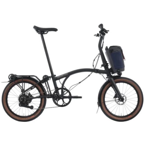 Brompton Electric G Line with Roller Frame 4 Speed Folding Bike 2027 in Space Black