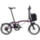 Brompton Electric P Line 4-Speed Folding Bike 2026 in Amethyst Lacquer