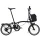 Brompton Electric P Line with SuperRoll+ 4-Speed Folding Bike 2026 in Matt Black