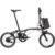 Brompton Electric T Line 1-Speed Folding Bike 2026 in Blasted Titanium