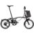Brompton Electric T Line 4-Speed Folding Bike 2026 in Blasted Titanium