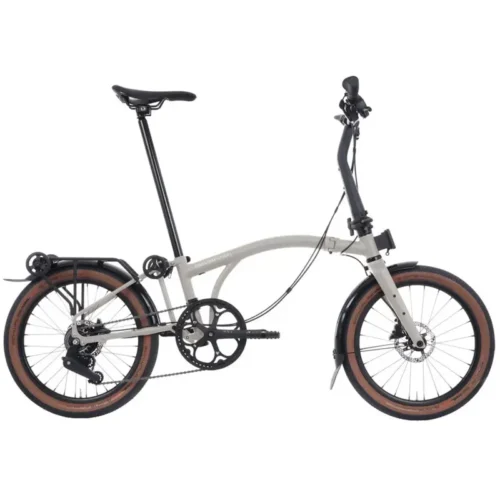 Brompton G Line with Roller Frame 8 Speed Folding Bike 2026 in Traildust White