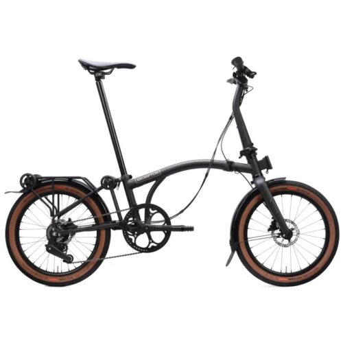 Brompton G Line with Roller Frame 8 Speed Folding Bike 2027 in Space Black