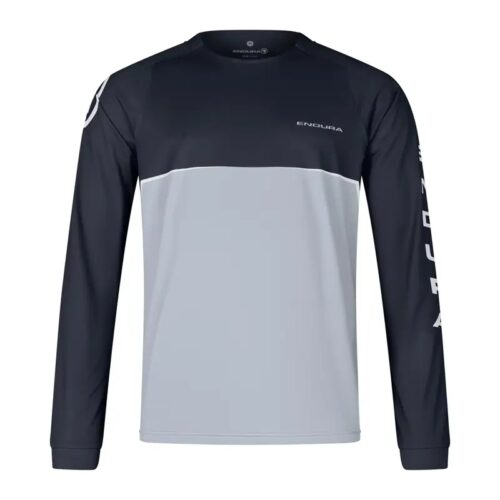 Endura CORE Printed Long Sleeve Jersey in Black