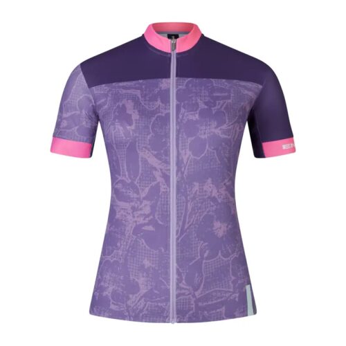Endura FLORAL BLOCK Women’s FS260 Print Short Sleeve Jersey in Bramble