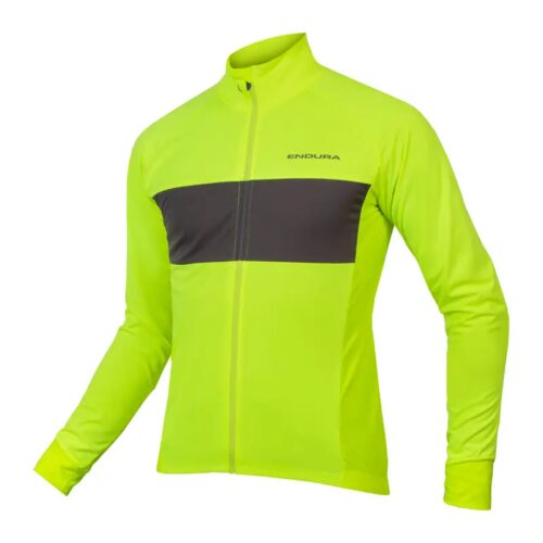 Endura FS260-Pro Jetstream Long Sleeve Jersey II in Hi-Viz Yellow