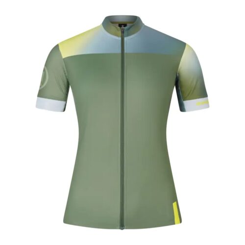 Endura GRADIENT BLOCK Women’s FS260 Print Short Sleeve Jersey in Machair Green