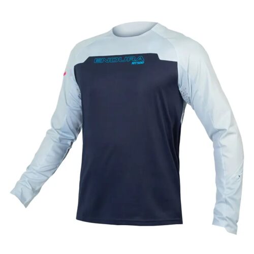 Endura MT500 Burner Long Sleeve MTB Jersey in Ink Blue