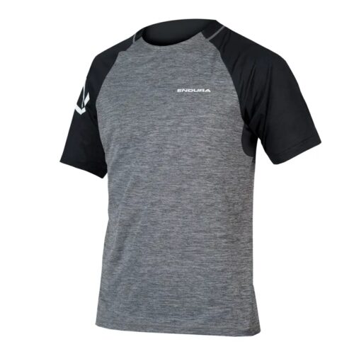 Endura SingleTrack Short Sleeve Jersey in Pewter Grey