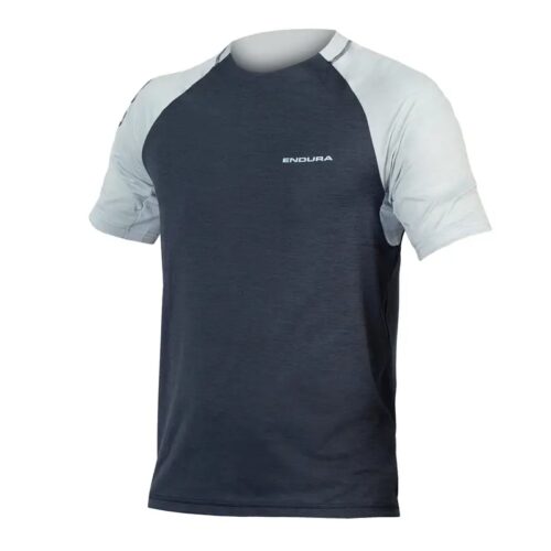 Endura SingleTrack Short Sleeve MTB Jersey in Ink Blue