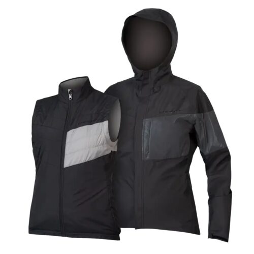 Endura Women’s Urban Luminite 3 In 1 Jacket II in Black