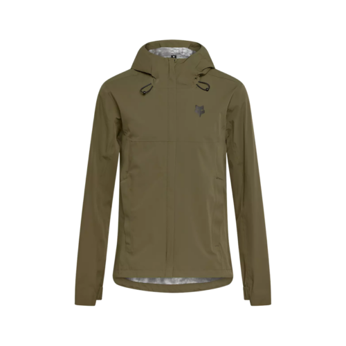 Fox Racing Ranger 2.5-Layer Water Jacket in Olive Green